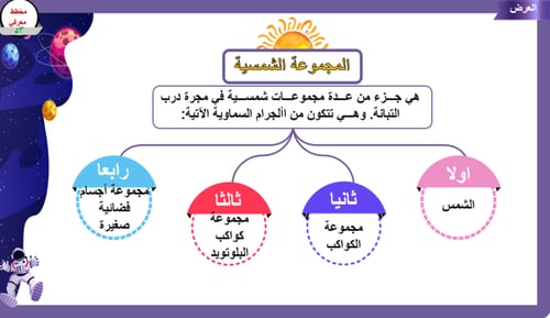 5)المجموعة الشمسية