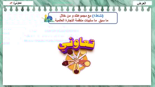 4) منظمة التجارة الدولية