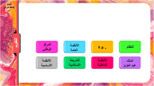 18) الأنظمة في المملكة العربية السعودية
