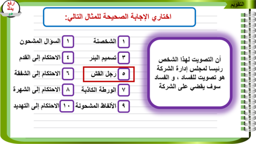 3)الوعي بالمغالطات غير الصورية