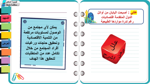 3) متطلبات التنمية الاقتصادية