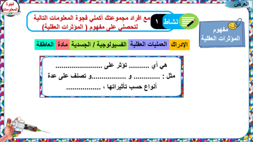 1) مدخل المؤثرات العقلية