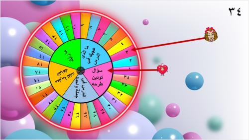 9/ لعبة روليت المشاعر ثلاث نماذج ( الأرقام 34 35 3...