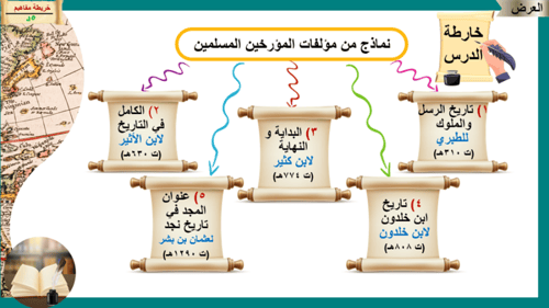 3) نماذج مختارة من مؤلفات المؤرخين المسلمين