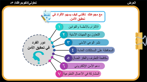 28) ركائز الأمن الوطني
