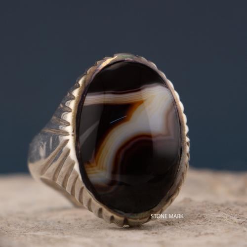 خاتم حجر بقراني مصور