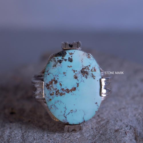 خاتم فيروز موديل نجفي بصياغة الشريف