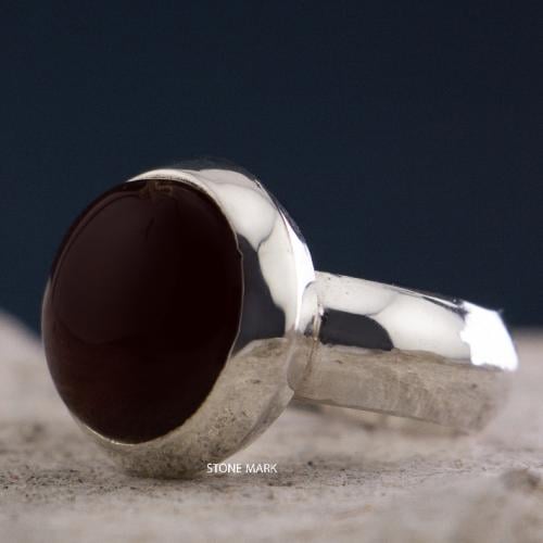 خاتم ملكي عقيق كرزي صياغة الوليف