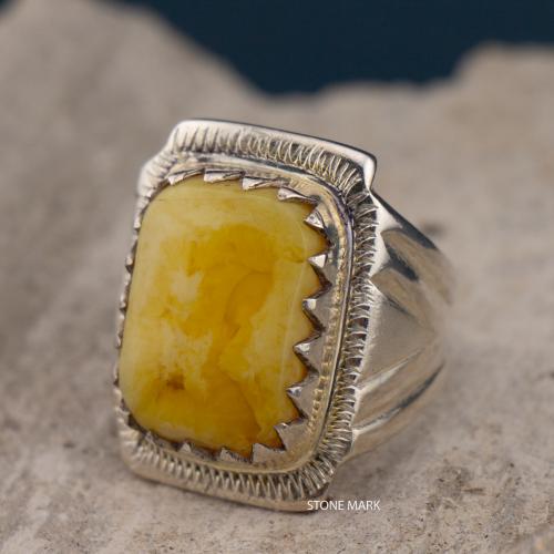 خاتم كهرمان صياغة شيرزاد