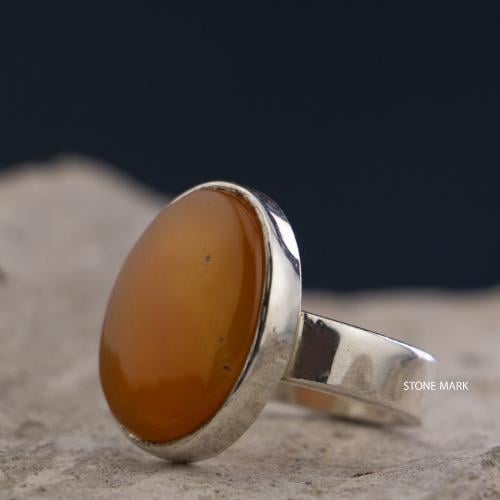 خاتم ملكي عقيق منقاوي