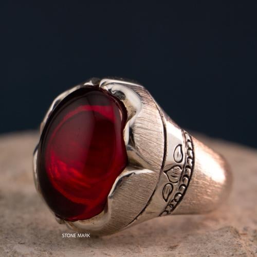 خاتم ياقوت صياغة العمدة AM