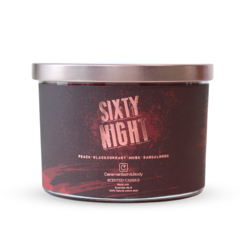 شمعة معطرة سكستي نايت 3 فتلات