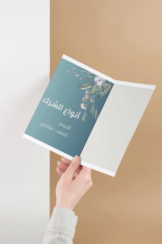 مطويه أنواع الشرك | سادس ابتدائي