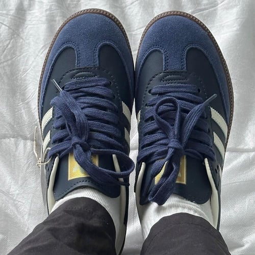 ADIDAS SAMBA "blue gold