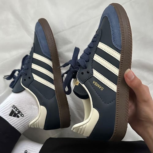ADIDAS SAMBA "blue gold
