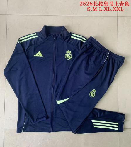 طقم تدريبات ريال مدريد ( سحّاب كامل )