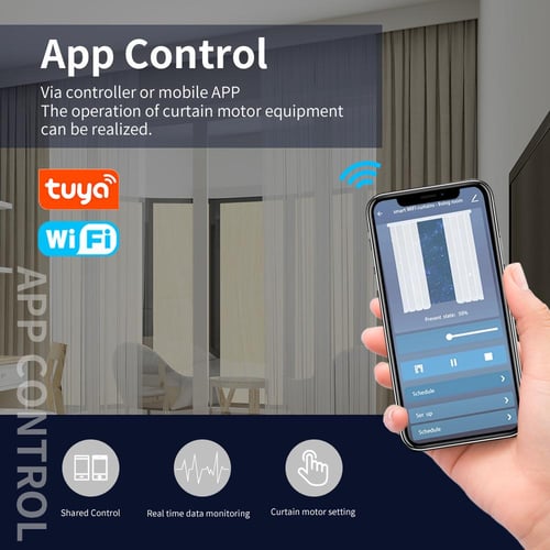 Tuya WiFi/زيجبي الكهربائية الذكية الستار المحركات...