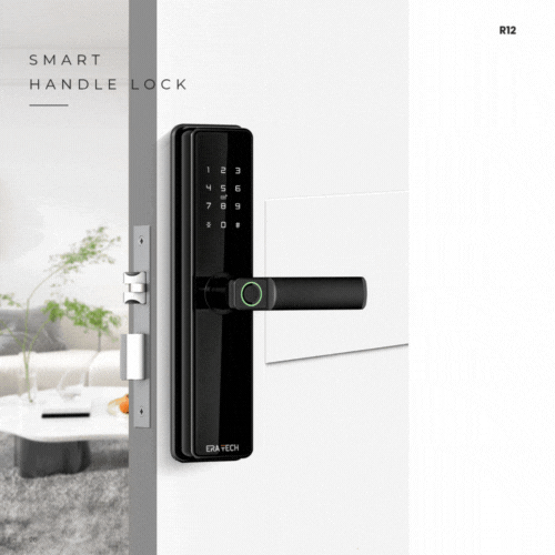 XSDTS-Tuya WiFi قفل باب ذكي إلكتروني ، بصمة إصبع ب...