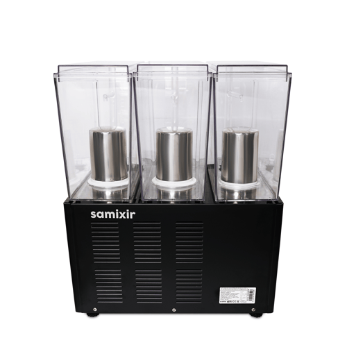 خلاط عصيرات تبريد 20لتر 3حوض شلال اسود سامكسير ترك...