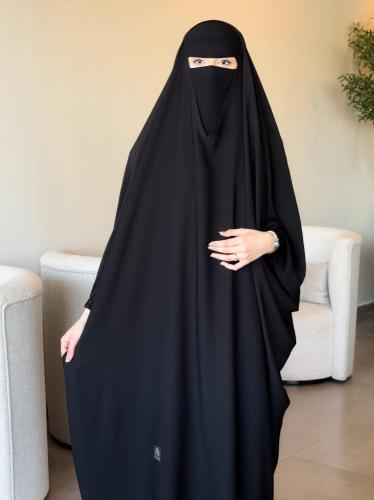 عبايه راس الاكمام مطاط