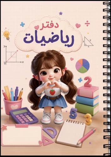 دفتر بنات مسطر