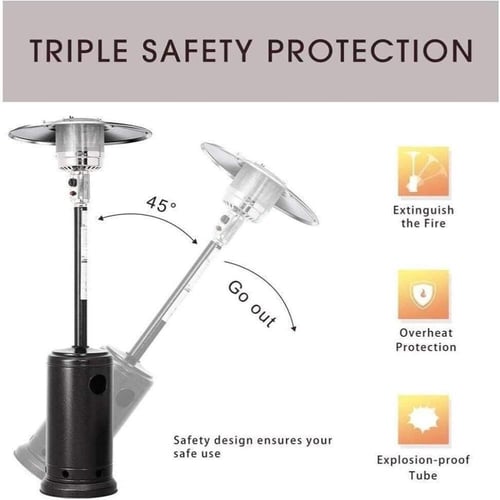 دفاية غاز للجلسات الخارجية بطول 2.21 متر للحدائق و...