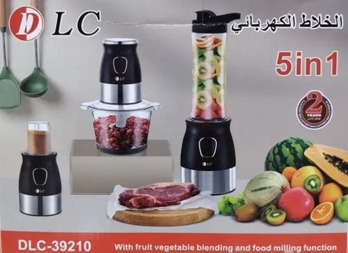 خلاط ومحضرة طعام DLC الكهربائي 5 في 1: المساعد الق...