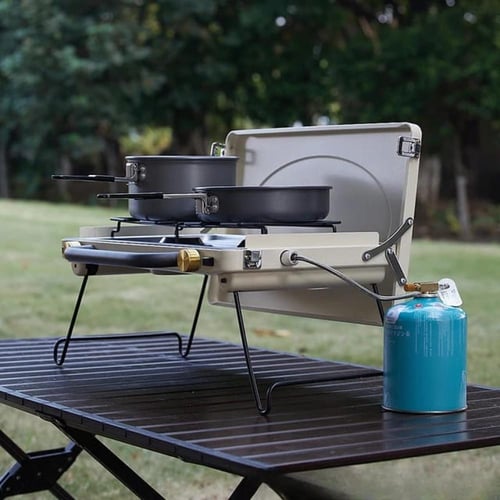 موقد رحلات غاز مزدوج CAMPING FAMILY CM-38537