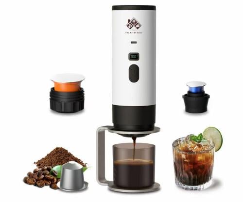 آلة تحضير القهوة بالكبسولات بتصميم أنيق وشاشة رقمي...