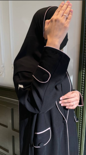 عباية خطوط بجيوب 00110011