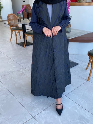 عباية جاكار ياقه جاكيت