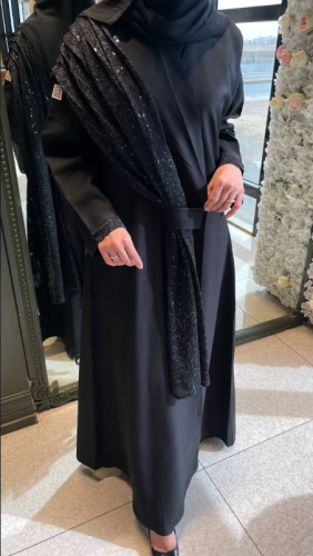 عباية سودة شكل أكتاف 0123456