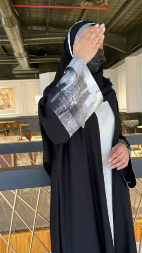 عباية بأكمام حرير 04