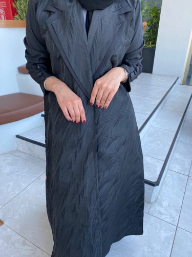 عباية جاكار ياقه جاكيت