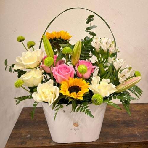 سله بستان الورد المبهج