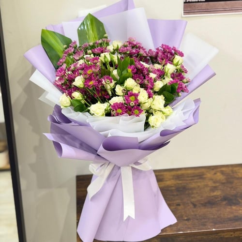 باقه لمسه ذهبيه. "تنسيق الكازا الوردي والكريز الاب...