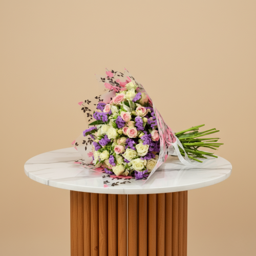 بوكيه بيبي روز تصميم حديث