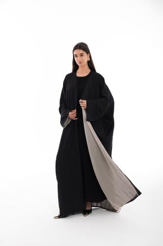 BlackBeige Chiffon