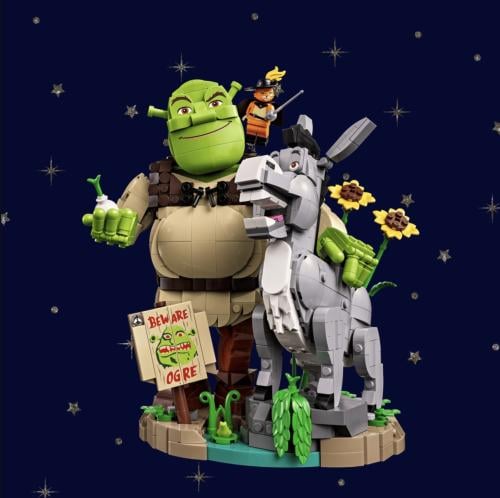 Shrek, Donkey & Puss in Boots