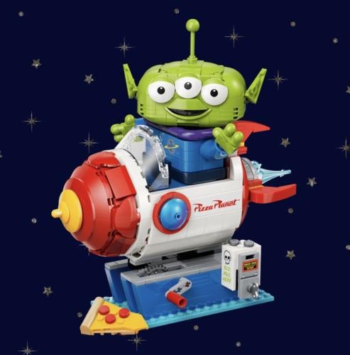 Alien with Pizza Planet Rocket Ride