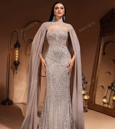 فستان زفاف أنيق من الشيفون المرن