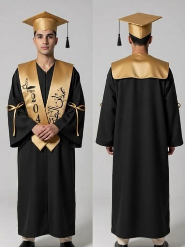 عبايات تخرج قماش كريب