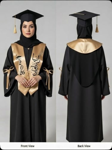 عبايات تخرج قماش قطيفه