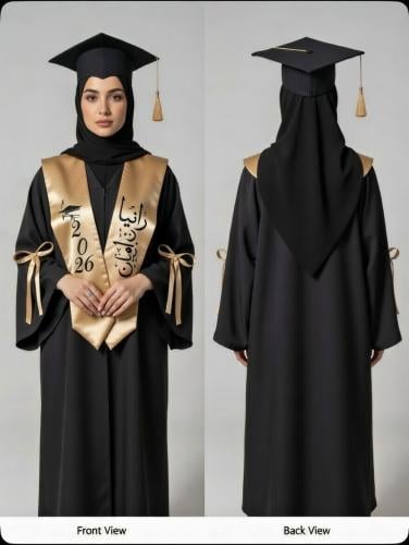 عبايات تخرج قماش قطيفه