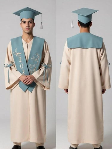 عبايات تخرج قماش كريب