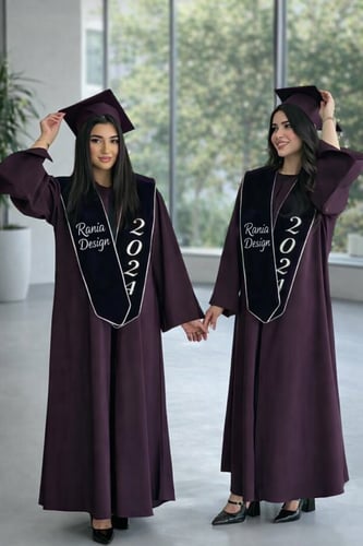 عباية تخرج ليلكي