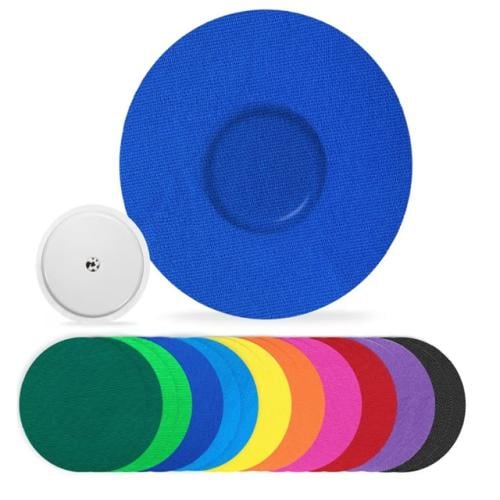 20 لصقة ملونه لتثبيت السنسر بدون غراء بالمنتصف.