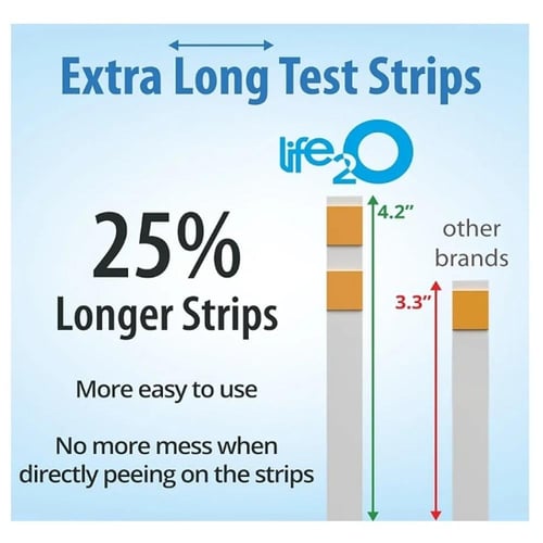 شرائط إختبار كيتون البول، 180 شريط
