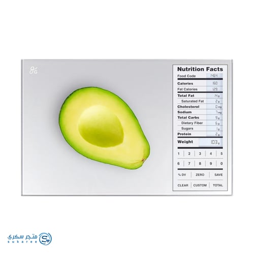 الميزان الرقمي لقياس الكاربوهيدرات والحقائق الغذائ...