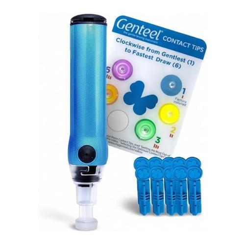 جنتيل جهاز وخز لقياس السكر بدون الم